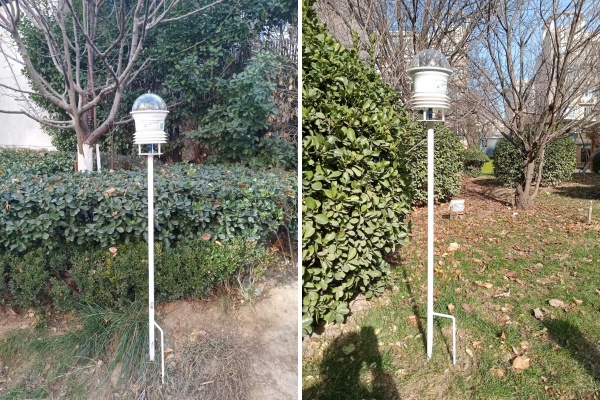 多要素溫室環(huán)境監(jiān)測儀現(xiàn)場安裝圖2